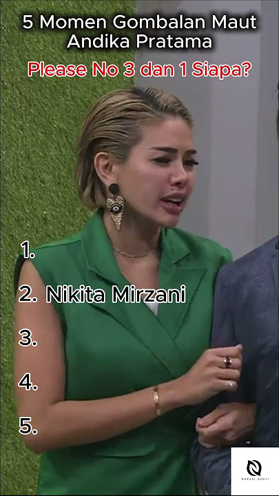 5 Momen Andika Gombal 😳💘 No 3 dan 1 Ada yang Tau Itu Siapa?! ðŸ˜ðŸ”¥