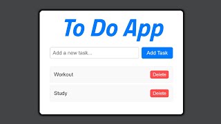 Build a To-Do App with React JS | Tutorial &amp; Guide (Condensed)
