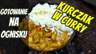 Kurczak w Curry z Ogniska, Leśna Kuchnia, Przenośne palenisko,