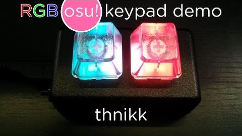 RGB osu! Keypad Demo