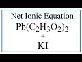 Net Ionic Equations and Spectator Ions
