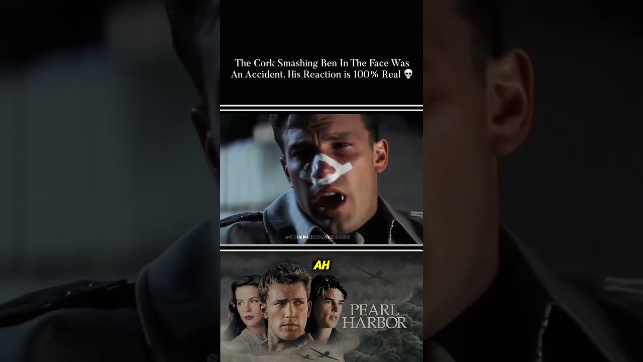 The Champagne Cork Had ONE Target 💀 #PearlHarbor #BenAffleck #Funny #Movies #Shorts #michaelbay #fyp