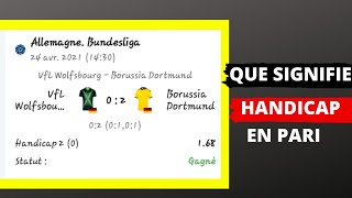 C'est quoi un match handicap ?