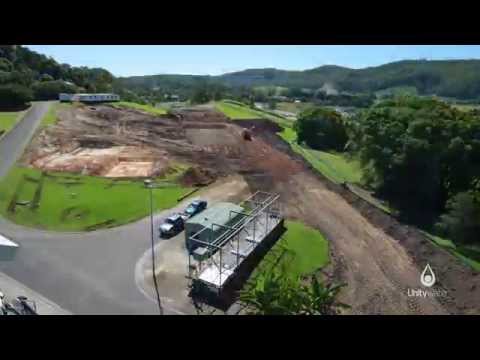 Building of Unitywater's Nambour Wastewater Treatment Plant