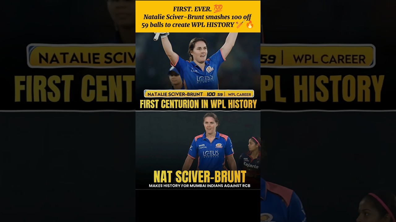 "HISTORY MADE 💯🔥 | First Century in WPL!” ☠️ 