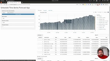 Univariate Time Series Forecast Shiny App Prototype