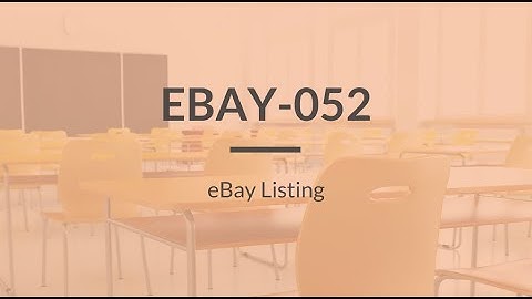 SureDone: eBay Training (2 of 4) - eBay Listing