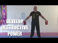 Strength conditioning and iron palm  sifu steven burton