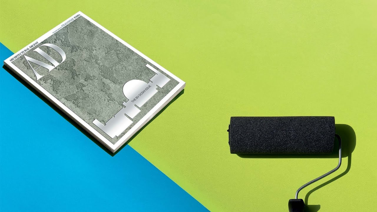 BV Doshi Designs a Concrete Opus for AD's July-August 2018 Cover