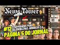 Jornal com 5 Páginas no News Tower Gameplay | Dúzias de Processos #newstower