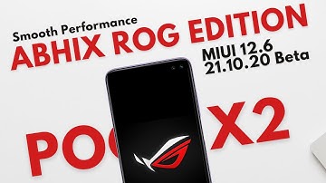ROG Edition ROM for POCO X2 / Redmi K30 | OFFICIAL | ANDROID 11