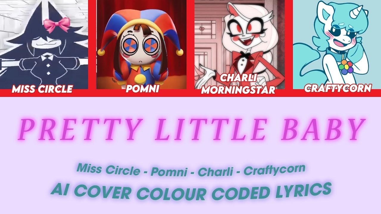 Pretty Little Baby but Miss Circle - Pomni -  Charli - Craftycorn sing it | SllyGek