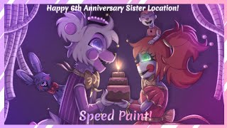 Happy 6th Anniversary, Sister Location! (Speed Paint)