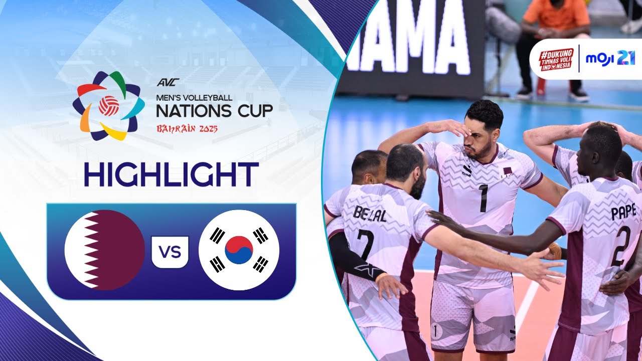 Korea 0-3 Qatar | Highlight AVC Men's Nations Cup 2025 | Moji