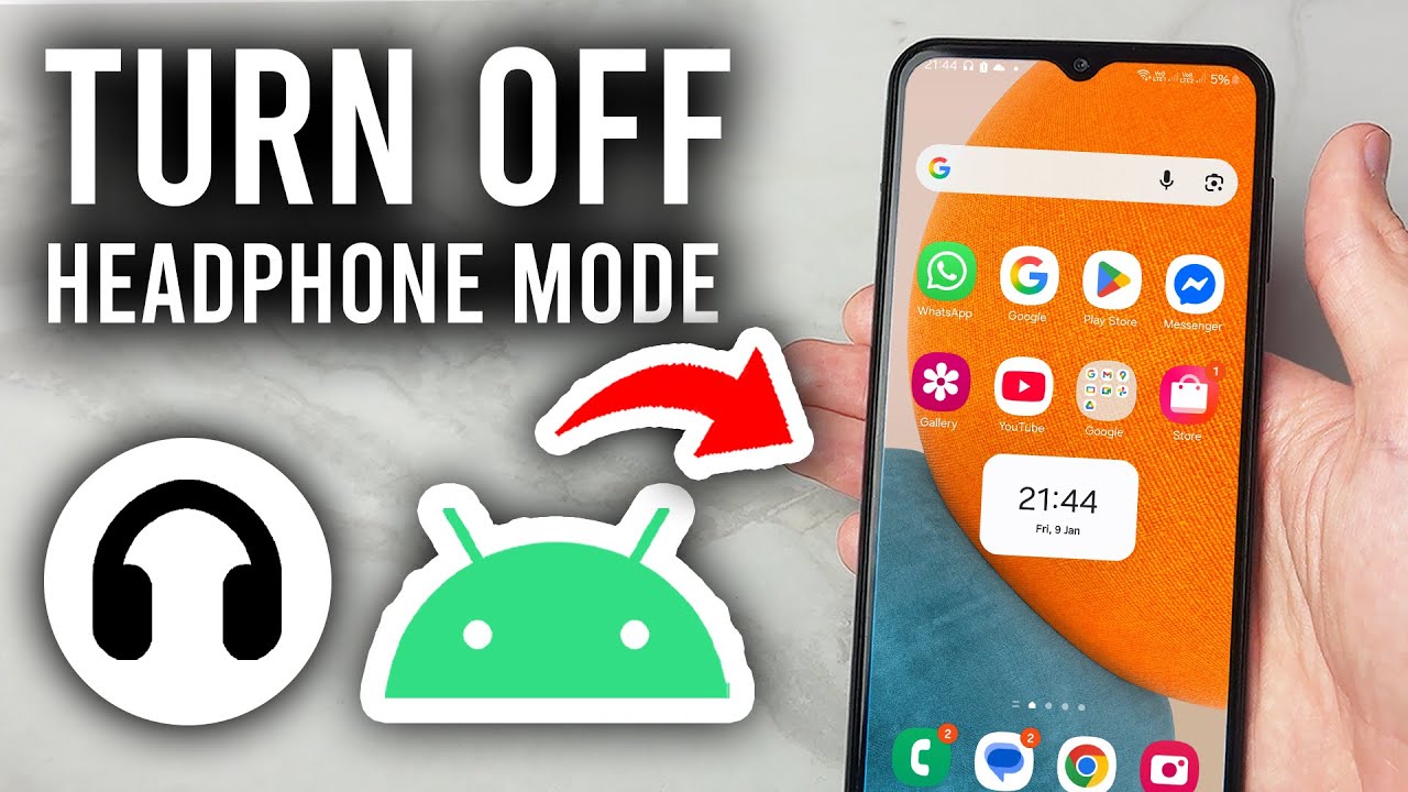 Headset Off How To Turn Off Stuck Headphone Mode On Android - Step By Step - YouTube