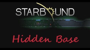Starbound - Unfinished Underground Base - Hidden Entrance