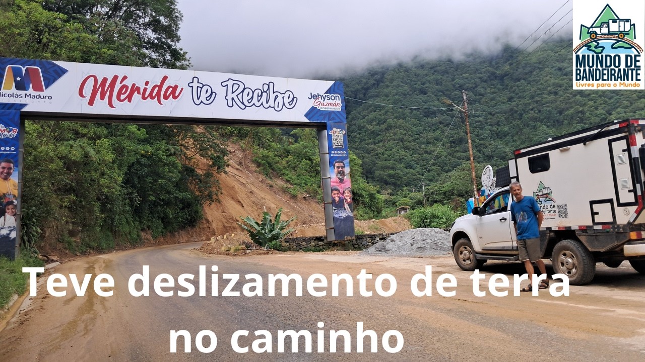 Teve deslizamento de terra no nosso  caminho. Ep.176