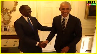 Excitement as Ruto & Barack Obama meet at the White House