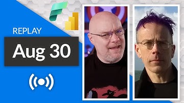 REPLAY Microsoft Power BI / Fabric Q&A - LIVE w/ Matthew Roche (Aug 30, 2025)