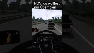 Ich wollte ihn doch nur Überholen:(  #gaming #viral  #ets2 #ets2shorts #ets2scania #funny #unfall