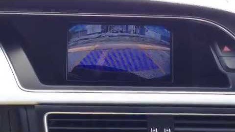 Installation Adding Backup camera to Audi A4 A5 Q5 non MMI