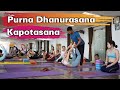 Purna Dhanurasana And Kapotasana | Advanced Backbend Asana | Raja Gupta Yoga Class