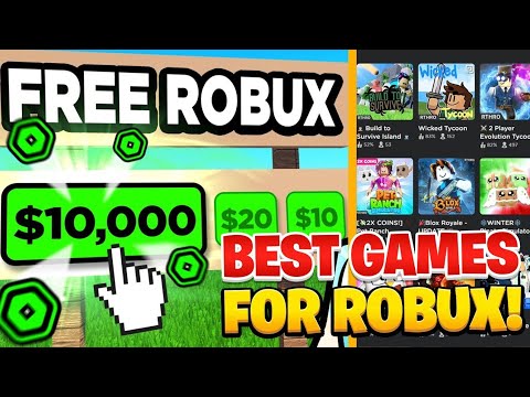 10 Best Roblox Games for FREE ROBUX 