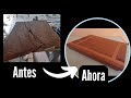 CREANDO tabla para picar con madera de MEZQUITE con incrustación de ENCINO