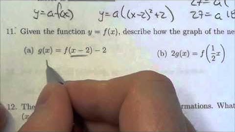 Math 30-1 Transformations Review #11a