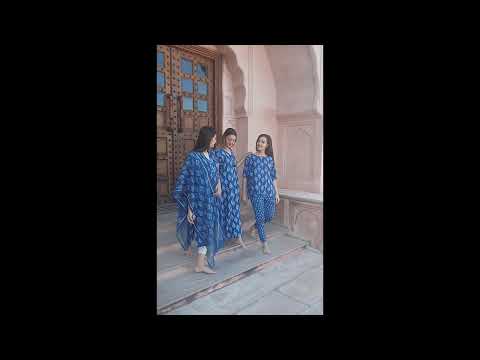 NATURAL INDIGO DRESS