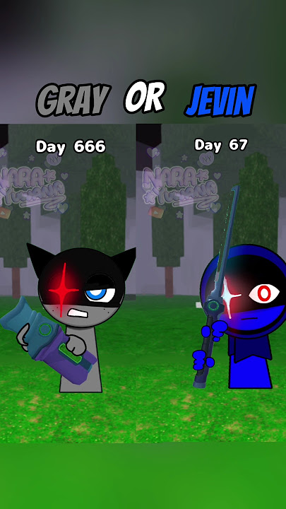 Sprunki x 99 night in forest gray Jevin #sprunki #shorts