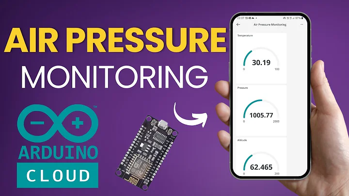 Air Pressure Monitoring with ESP8266 & BMP280 | Arduino IoT Cloud Project