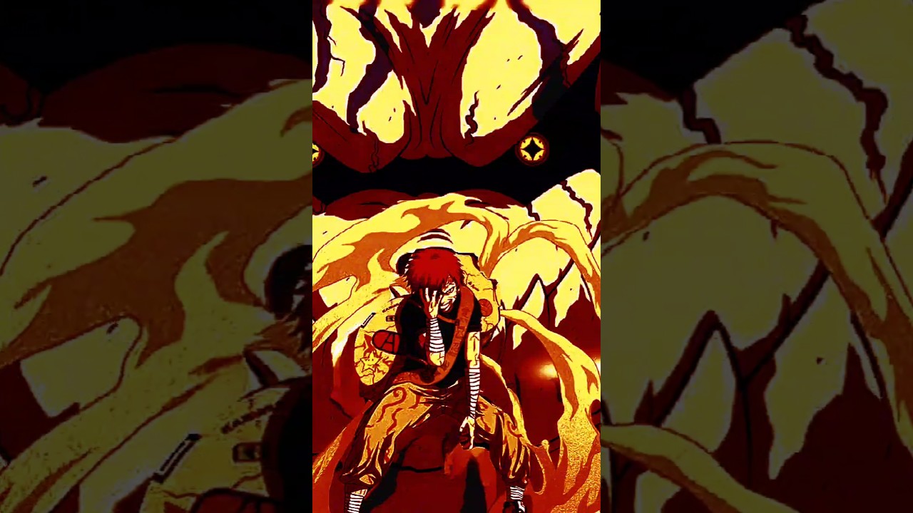 Gaara edit [NARUTO] Gaara 4k edit sabakuno Gaara x Shukaku one tail Gaara of the sand 