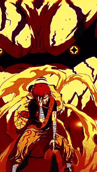 Gaara edit [NARUTO] Gaara 4k edit sabakuno Gaara x Shukaku one tail Gaara of the sand #gaaraedit