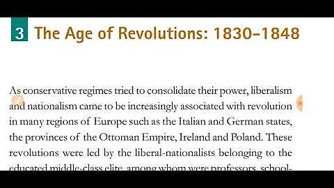 Class10th History chapter 1 Nationalism in Europe: The age of Revolutions 1830-1848