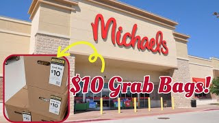 *NEW* HUGE MICHAEL'S $10 GRAB BAG UNBOXING!!! APRIL 2024