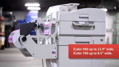 iColor 700/900 Short Run Digital Label Presses