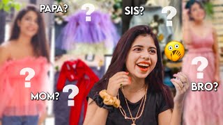 My Entire Family Buy My Outfits!! *who picked the best* 😱😂 screenshot 1