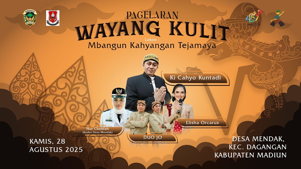 🔴LIVE... Pagelaran Wayang Kulit Bersama Dalang Ki Cahyo Kuntadi Desa Mendak Kec Dagangan Kab Madiun