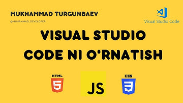 Visual studio code dasturini o