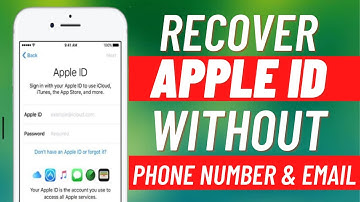 FREE APPLE ID RECOVER WITHOUT PHONE NUMBER (HOW TO RECOVER APPLE ID ON IPHONE IPAD MAC (Latest 2021)