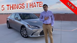 5 Things I HATE about the NEW Lexus ES 300h and ES 350! (2019 - 2024)