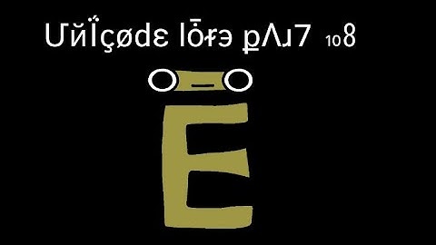 Unicode Lore part 108