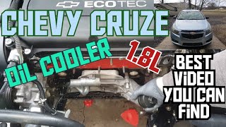 Chevy Cruze LS 1.8L 2011-2015 oil cooler replacement