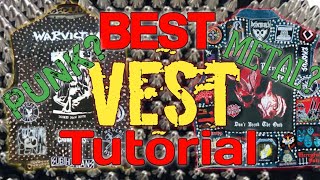 MAKE A PUNK VEST/METAL KUTTE! (Start to finish! patches, sewing, studs, spikes & liner)BEST TUTORIAL