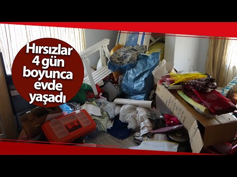 Bursa'da Hırsızlar Evde 4 Gün Boyunca Yaşadı..