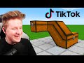 PROBAMOS los TIKTOK mas VIRALES de TODO MINECRAFT ¿FUNCIONAN? 🤔