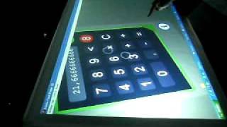 [Amilab] Multi-touch Calculator - Fling framework screenshot 3