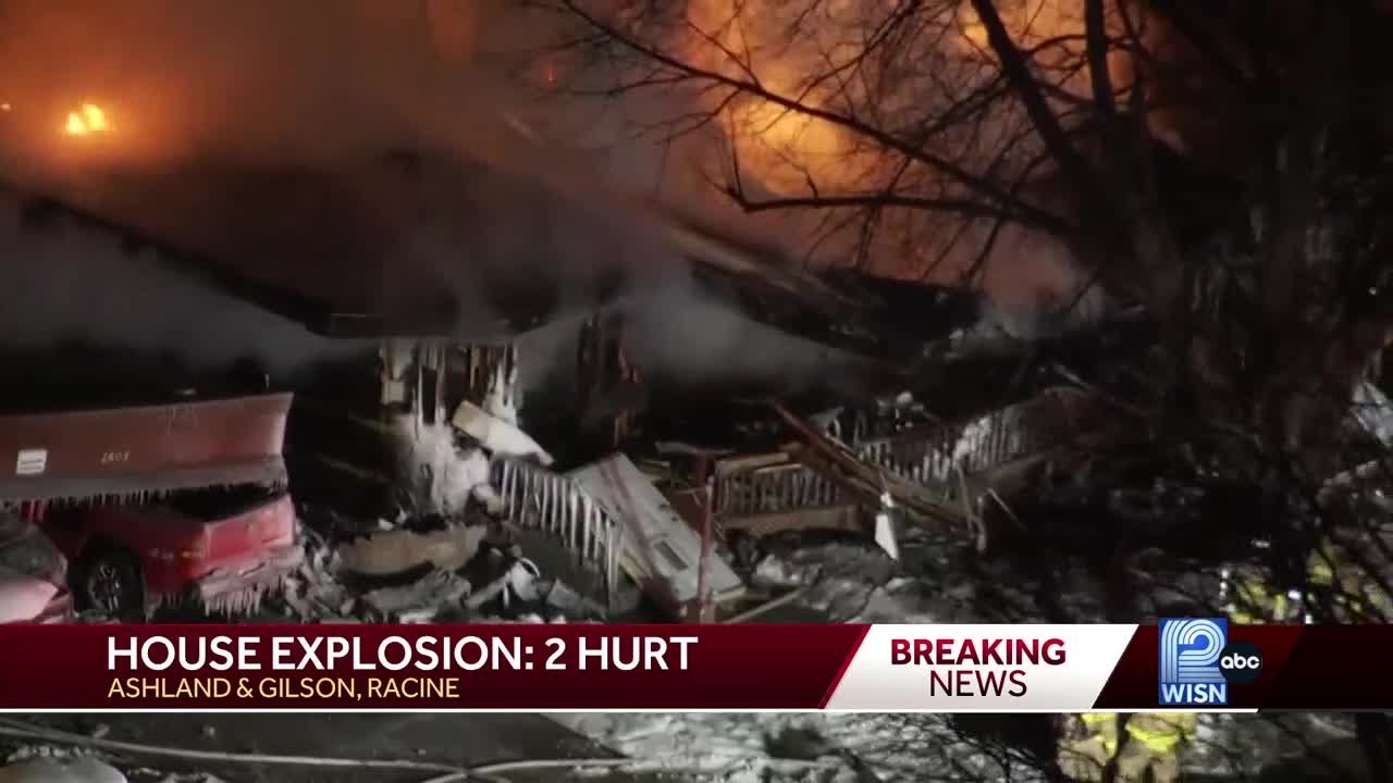 Two hurt in Racine house explosion - YouTube