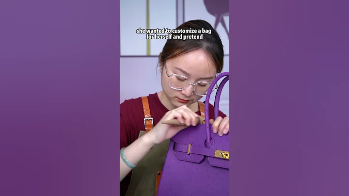 Special purple color handmade leather carry bag in rare leather, do you like it?